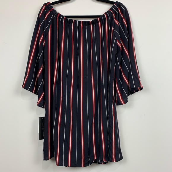 NWT French Connection Hasan Stripe Dress - Picture 3 of 3